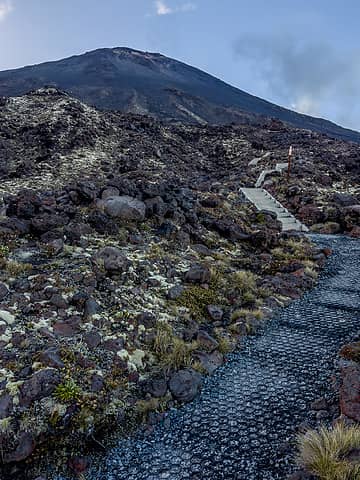 stairway to the crater