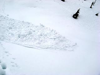 Snow slide wavefront.
