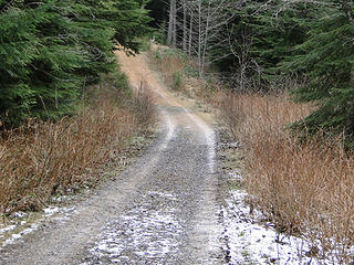 Final road spur to East Tiger.