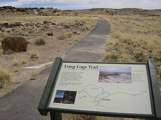 Long Logs Trail sign