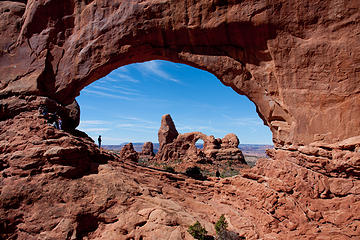 Turret Arch through North Window