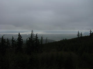Puget Sound from route to Devil Mtn