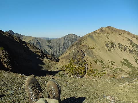 Bootshot of Graywolf Ridge from east of Petunia Peak