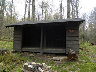 Johns Run Shelter on Allegheny Trail