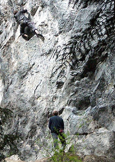 Climbers on Little Si