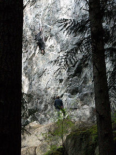 Climbers on Little Si