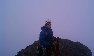 Gerhardt on the summit of The Tooth