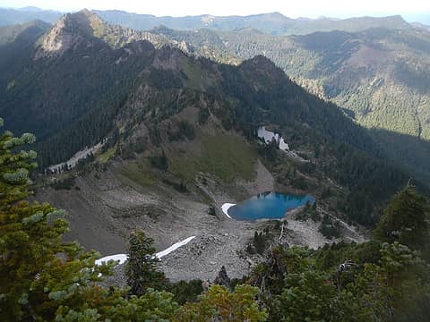 Everett Peak and Blue Lake