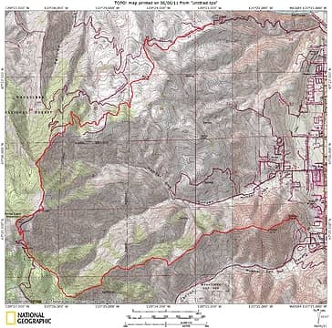 Twin Peaks Traverse via Chopper Ridge 13.5 mi, 4760