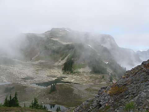 yellow aster lakes below, tomyhoi above