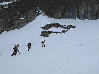 Ascending Colchuck Glacier