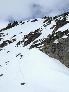 Adam Ascending Colchuck Peak