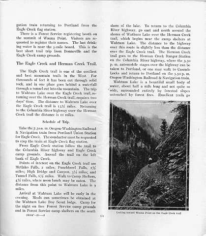 page 7, Eagle Creek Trail