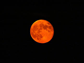 6/16/11 Moon, Taken on the way home from Mt Pilchuck