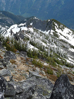 Howard summit view