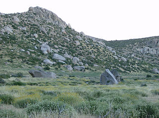 Nice lil' valley w/big rocks