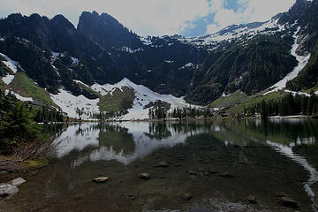 Heather lake looking to inlet