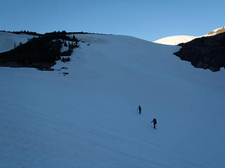 Ascending To The Lateral Moraine