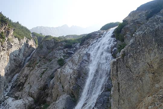 Waterfall from the slabs