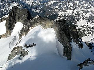 Thunder Peak and top of the Banded Glacier