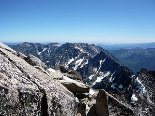Enchantment Peaks from summit