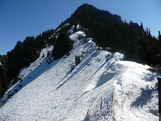 ridge leading to Fay Peak