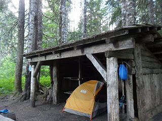 Mink Lake shelter