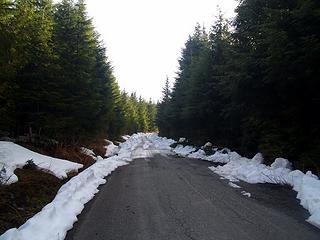 Mt Pilchuck Rd. end of plowed section mp 5.25