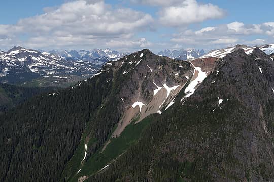 View to the NE from the east peak