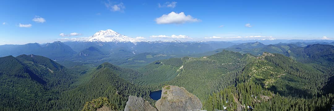 Mt Rainier from High Rock Lookout, 5685 feet