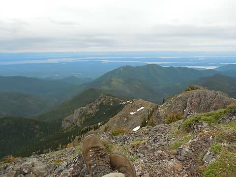 Summit view from Townsend, 12 June
