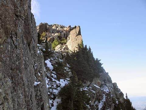 the ledge and the summit