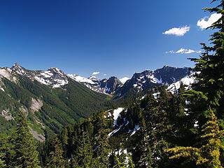 From Skagway Pass view East.