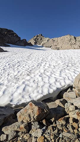 trivial (at this time of year) snowfield