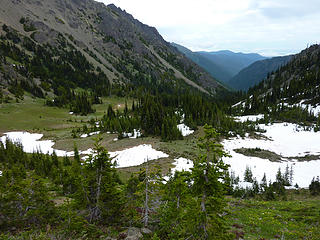 Meadow below Marmot Pass