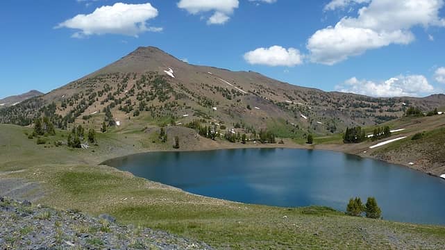 Dollar lake and Aneroid peak