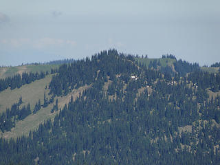 View towards Brown Peak from Crystal Peak.