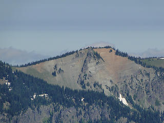 Views of peak north of Brown Peak from Crystal Peak.