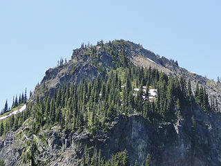 Crystal Peak from Crystal Lakes trail.