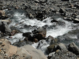 Water off Glacier basin trail.