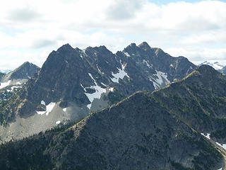 Twisp (near) and Hock (background) peaks