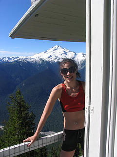 Granola Girl at lookout