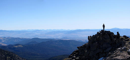 Tiffany Mountain summit, looking east