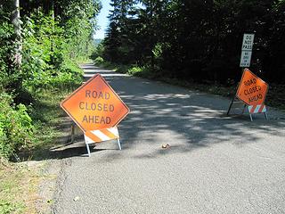 Reiter Road closed
