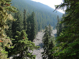 Same view from lower switchback of Owyhigh Lakes trail.