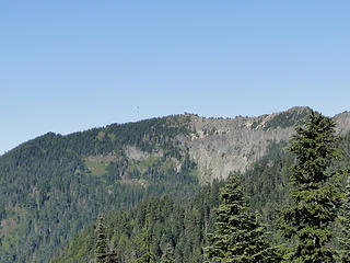 Tolmie ridge from trail to Knapsack Pass.