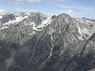 Stuart Range from Navaho Peak - 2