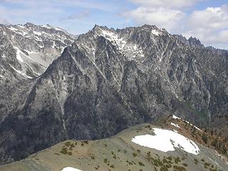 Stuart Range from Navaho Peak - 1