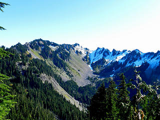 views from the ridge before Bogachiel Peak