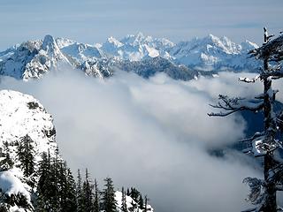 Middle Fork Peaks above the Fog